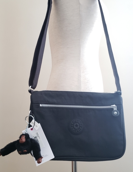 Kipling Callie crossbody shoulder bag - Black - Picture 2 of 5